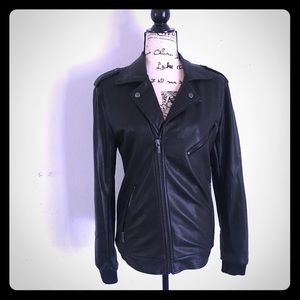 Men leather jacket